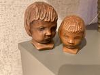 2 mooie kinderhoofdjes. Samen NU 14,95€, Antiek en Kunst, Ophalen of Verzenden