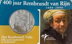 Rembrandt Vijfje; herdenkingsmunt van 5 euro uit 2006, Ophalen of Verzenden, Koningin Beatrix, Euro's