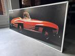 Poster in lijst Mercedes-Benz 300 SL Roadster 158 cm bij 53, Ophalen, Gebruikt, A1 t/m A3