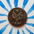 Mooie oude munt VOC duit West-Friesland 1754, Ophalen of Verzenden, Vóór koninkrijk, Overige waardes, Losse munt