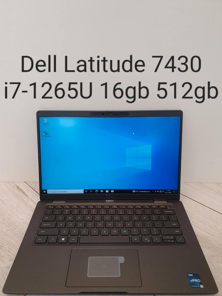 Nieuw: Dell Latitude 7430 i7-1265U 16gb ram 512gb SSD, Computers en Software, Windows Laptops, Nieuw, 14 inch, SSD, 4 Ghz of meer