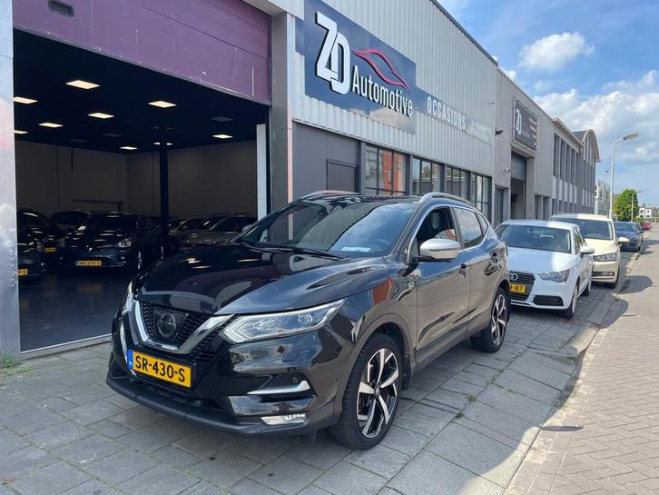 Nissan Qashqai 1.2 Tekna + Panoramadak Leder Camera, Auto's, Nissan, Bedrijf, Te koop, Qashqai, 360° camera, ABS, Achteruitrijcamera