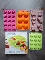 Flexibele bakvormen in verschillende vormen 4 euro per stuk., Ophalen of Verzenden, Zo goed als nieuw, Taarten of Cupcakes, Bakvorm
