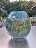 Vaas glas donkergroen gewolkt.DALEN,DRENTHE, Nieuw, Ophalen of Verzenden, Glas, Minder dan 50 cm