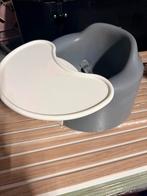 Bumbo Floor Seat Lichtgrijs met Tafeltje, Ophalen of Verzenden, Gebruikt, Overige typen, Afneembaar eetblad