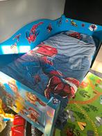 Peuterbed blauw met matras-Spider-Man en Paw Patrol, Ophalen, Gebruikt, 70 tot 85 cm, 140 tot 160 cm