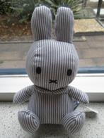 Nijntje Miffy Dick Bruna grijs gestreept katoen, Konijn, Ophalen of Verzenden, Zo goed als nieuw