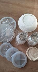 Partij siliconen mallen epoxy, jesmonite, gips, Ophalen of Verzenden, Materiaal