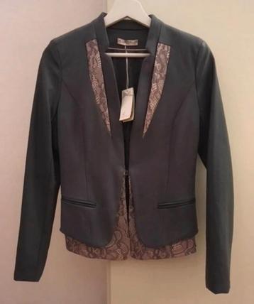 Supertrash - Blazer jasje grijs roze np €119 - mt 164 beschikbaar voor biedingen