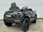 Lamborghini Urus 12v zwart RC - Leer - Rubberbanden - FM, Kinderen en Baby's, Speelgoed | Buiten | Voertuigen en Loopfietsen, Ophalen of Verzenden