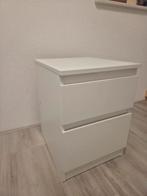 IKEA Kullen nachtkastje wit, Huis en Inrichting, Slaapkamer | Nachtkastjes, Ophalen, Zo goed als nieuw, Minder dan 45 cm, Minder dan 55 cm