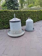 Zinken kippenvoer bakken., Dieren en Toebehoren, Pluimvee | Toebehoren, Ophalen of Verzenden, Zo goed als nieuw