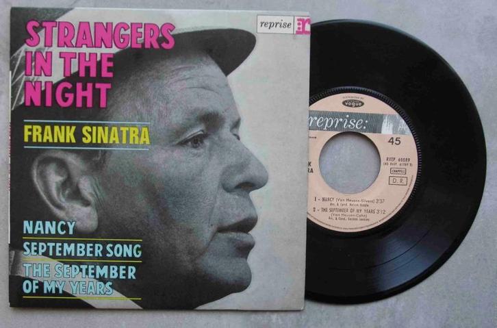 Frank Sinatra EP Strangers in the night Franse persing !!, Cd's en Dvd's, Vinyl Singles, Gebruikt, EP, Pop, 7 inch, Ophalen of Verzenden