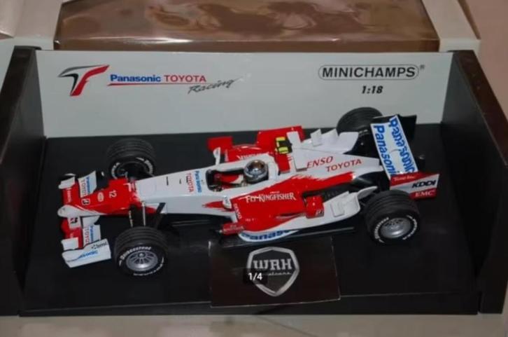 SALE! F1 TOYOTA PRESENTATION 2007 TRULLI Minichamps 1:18 WRH, Hobby en Vrije tijd, Modelauto's | 1:18, Zo goed als nieuw, Auto