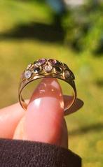 14 karaats gouden ring met verschillende kleuren edelstenen, Nieuw, Ophalen of Verzenden, Nvt, Met edelsteen