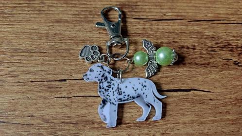 Kettinghanger Sleutelhanger Dalmatiër met beschermengeltje, Sieraden, Tassen en Uiterlijk, Kettinghangers, Nieuw, Dier, Verzenden
