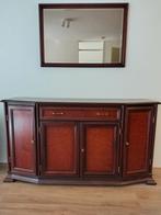 Mahoniehouten Dressoir met Spiegel, Ophalen, Gebruikt, Klassiek, 150 tot 200 cm