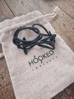 Hooked armband, Ophalen of Verzenden, Zo goed als nieuw, Zwart, Leer
