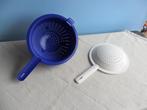 Tupperware Duo vergiet - groentezeef, Ophalen of Verzenden, Zo goed als nieuw, Wit
