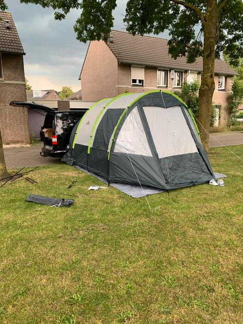 Ruime bustent – los opzetbaar, ideaal voor roadtrips!, Caravans en Kamperen, Tenten, Zo goed als nieuw, Ophalen