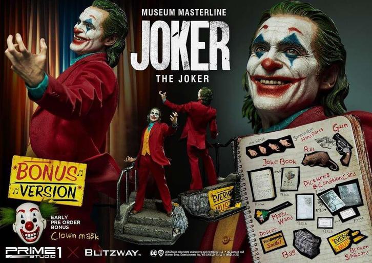 Prime 1 Studio - The Joker Statue 1/3 Bonus Version, Verzamelen, Beelden en Beeldjes, Zo goed als nieuw, Overige typen, Ophalen