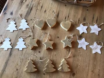 Mooi pakket houten kerstboom hangers! beschikbaar voor biedingen