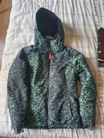 Ski jas wintersport jas Brunotti dames SM groene panterprint, Overige merken, Ophalen of Verzenden, Zo goed als nieuw, Kleding