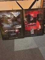 Te koop 2 zwarte lijsten met Porsche en Pantera poster, Ophalen, Overige materialen, Minder dan 50 cm, Zo goed als nieuw