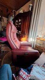 Mooie Hjort Knudsen Relaxfauteuil XL, Ophalen, Gebruikt, Minder dan 75 cm, Leer