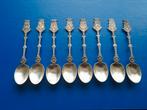 Antieke zilveren lepeltjes Herman Hooykaas 8 stuks., Antiek en Kunst, Ophalen of Verzenden