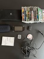 Sony PSP 1004 inclusief accessoires en spellen, Spelcomputers en Games, Spelcomputers | Sony PSP, Gebruikt, Ophalen of Verzenden