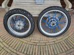 set 21/17 inch spaakwielen met banden Yamaha XT660R, Motoren, Onderdelen | Yamaha, Ophalen of Verzenden, Gebruikt