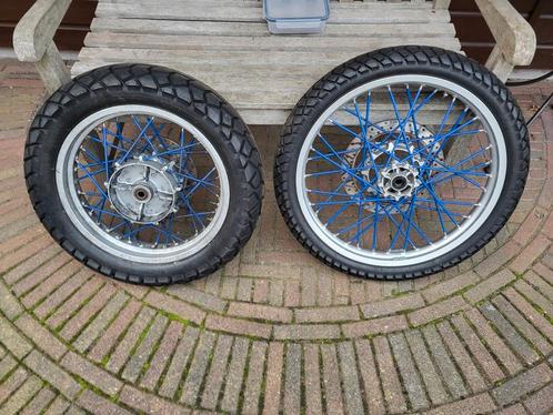 set 21/17 inch spaakwielen met banden Yamaha XT660R, Motoren, Onderdelen | Yamaha, Gebruikt, Ophalen of Verzenden