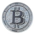 Niue 1 ounce zilver 2022 Bitcoin, Ophalen of Verzenden, Zilver