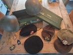 Militaria Collectie: Helmen, Baretten, Kist & Emblemen, Ophalen of Verzenden, Overige soorten, Nederland, Helm of Baret