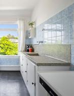 Keukenblok met granietenblad, Huis en Inrichting, Keuken | Complete keukens, Ophalen, Gebruikt, Wit, Graniet of Steen