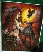Diamond Painting Diamond Art Club Lilith afgewerkt, Verzenden, Nieuw