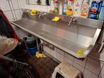 rvs wastrog 180cm 3 kranen, Doe-het-zelf en Verbouw, Sanitair, Ophalen, Gebruikt, Rvs, Overige typen
