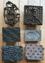 Diverse stempels voor batik doeken?, Ophalen of Verzenden, Overige soorten, Overige gebieden, Kunstobject