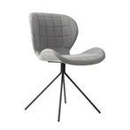 Zuiver OMG stoelen light grey., Huis en Inrichting, Stoelen, Ophalen, Gebruikt, Metaal, Grijs