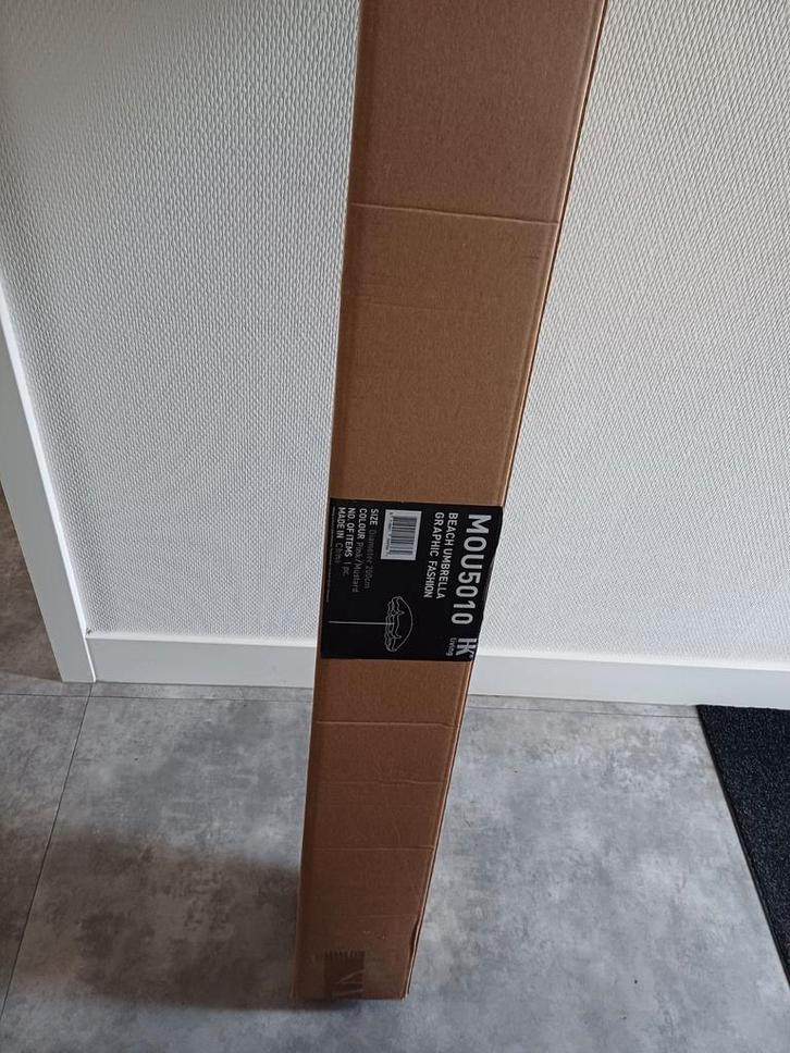 HKliving Parasol Retro Vintage Stijl - Nieuw in Doos, Tuin en Terras, Parasols, Nieuw, Strandparasol, 2 tot 3 meter, Kantelbaar