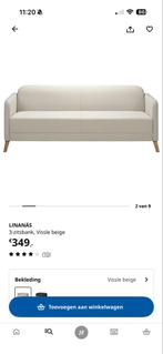 IKEA LINANÄS 3-zitsbank - Zo goed als nieuw!, Ophalen, 150 tot 200 cm, Driepersoons, 75 tot 100 cm