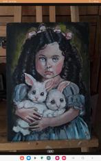 Schilderij, Ophalen of Verzenden, Zo goed als nieuw, Schilderij, 75 cm of meer