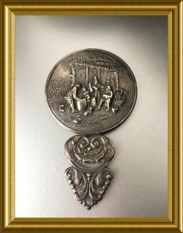 Vintage handspiegeltje: Hans Jensen Denmark beschikbaar voor biedingen