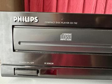 Philips CD732 cd speler in zeer nette staat en werkend. beschikbaar voor biedingen