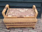 Grote Oude Brocante Naaimand. Rotan, Riet, Mand., Ophalen