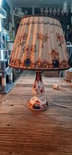 Porceleyne fles lamp Pijnacker  tulp kandelaar met kap, Antiek en Kunst, Ophalen of Verzenden