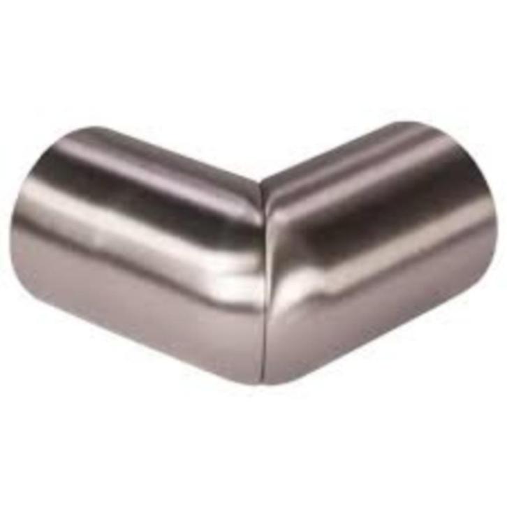 CanDo Jewe koppelstuk voor trapleuning - RVS-look - Ø45 mm, Huis en Inrichting, Stoffering | Vloerbedekking, Nieuw, Ophalen