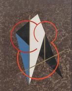 César Domela Nieuwenhuis(1900)Zeefdruk Collage"Abstract" Ges, Antiek en Kunst, Ophalen of Verzenden