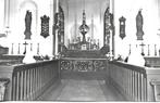 Breda- -Interieur Kerk, Begijnhof., Gelopen, 1960 tot 1980, Noord-Brabant, Verzenden